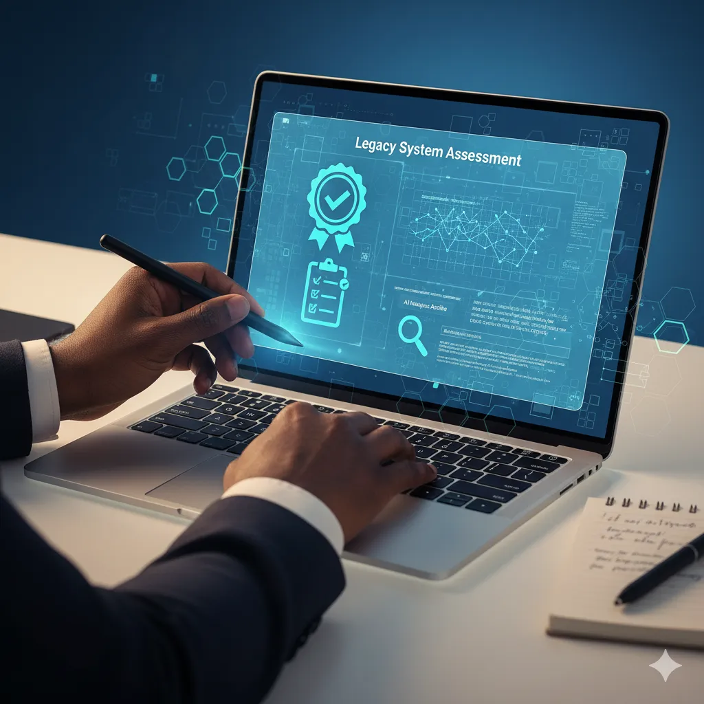 Digital assessment tool interface displaying family legacy metrics