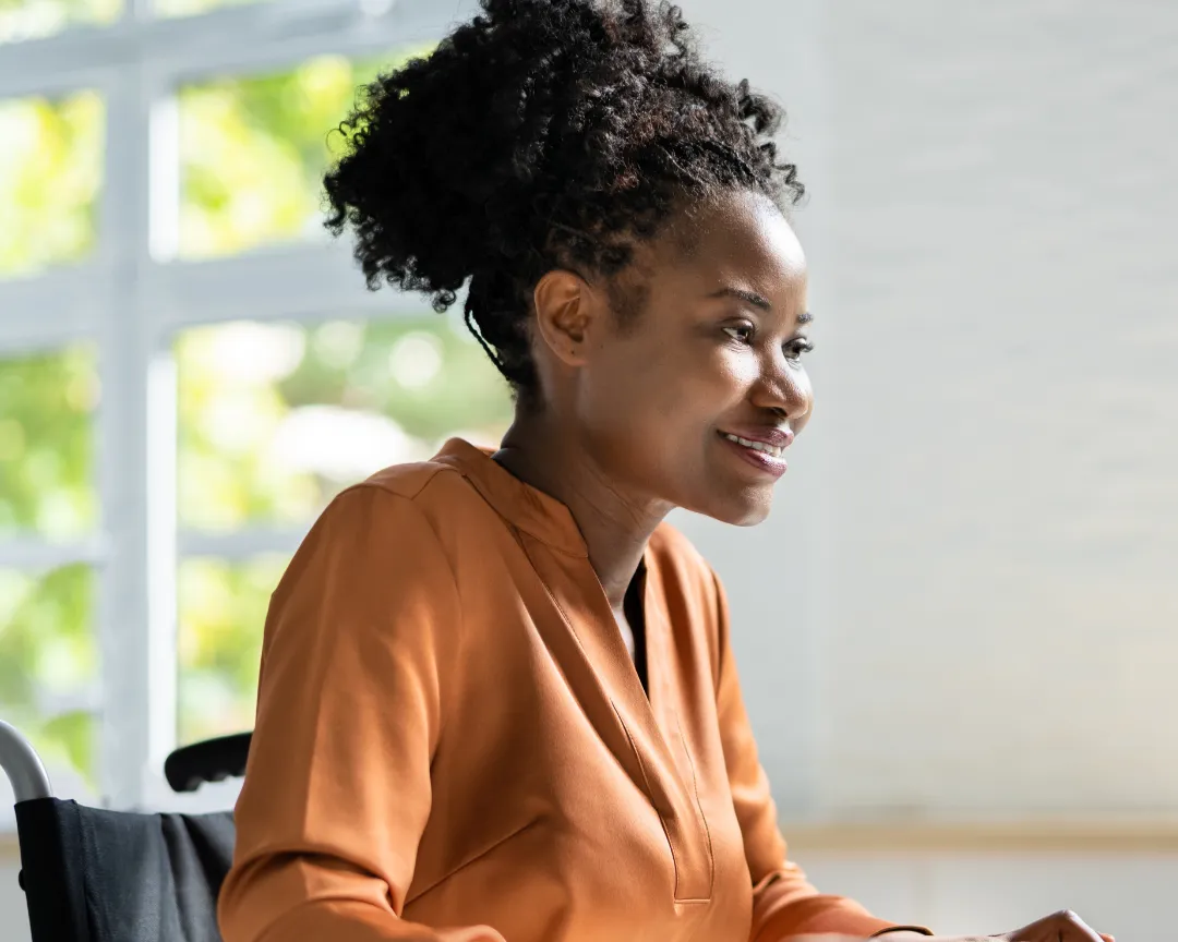 Woman working on financial planning - representing wealth and resources